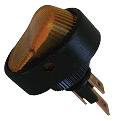 thumbnail image 2 of Green Illuminated Oval Rocker Switch - ON/OFF, 35A@12V, 5-Year Warranty ASW20D 2 of 6