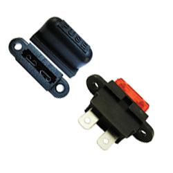 5-Pack 32V 30A Waterproof Inline Fuse Holders With 16 AWG Wire - Includes Fuses & Puller, Black